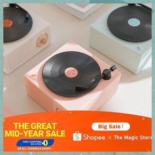 【Available】Todaly Only | Creative Retro Speakers Bluetooth Gramophone Vinyl Record P