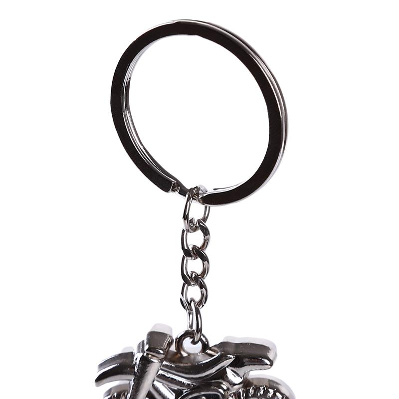 Design Cool Luxury metal Keychain Car Key Chain Key Ring Motorcycle helmet key chain For Creative (4)