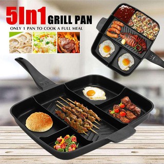 5 in 1 Magic Pan non Stick pan Cookware Set Frying Pan Skillet Induction Compatible Pan