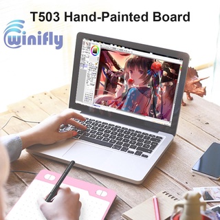 ♦ Imported Goods 10Moons T503 Handwriting Board for Computer Drawing Tablet with Stylus Pen
