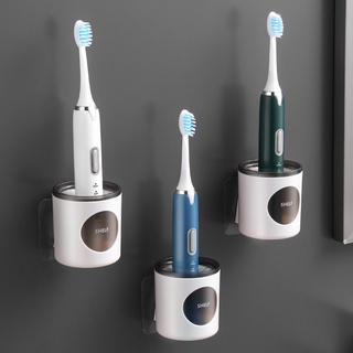 {LLZ}Electric Toothbrush Rack Storage Rack Wall-Mounted Toothbrush Holder Punch-Free Storage Rack Hanging Toothbrush and
