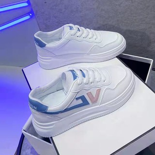 Korean rubber white shoes fashion sneakers for women (3)
