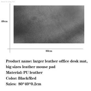 ✻✷PU Leather Mouse Pad Double-sided Mat Waterproof Desk Mat