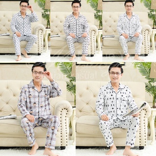 tops pajama for men oversized long sleeve for men sleepwear pajama for adult pajama set loungewear