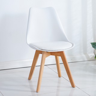 [REAL VIDEO] High-Quality EAMES Chair with Cushion Wooden Legs Dinner Chair