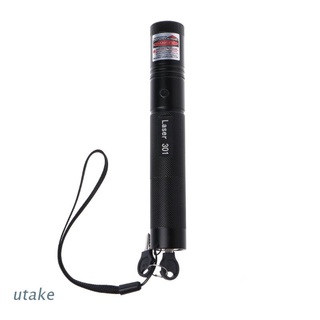 Utake 650nm 1mW 301 Red Light Laser Pen Pointer Lazer Adjustable Focus Visible Beam (1)