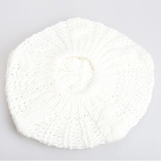Women's Fashion Beret Braided Baggy Wool Knitted Warm Winter Beanie Hat Ski Cap (4)