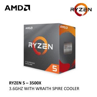 【 Ready Stock 】AMD Ryzen 5 3500X AM4 Processor/With Wraith Stealth Cooler