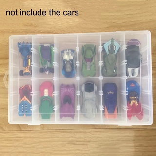 12 Grids PVC Toy Car Display Boxes For 1:64 Model Car Toy Display Box Transparent Storage Cases (1)