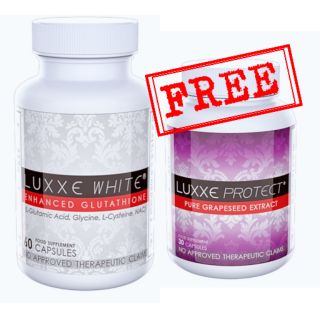 Luxxe White Enhanced Glutathione + FREE Luxxe Protect