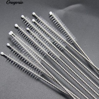 COD!G 10Pcs Stainless Cleaning Pipe Brush Straw Cleaner (2)
