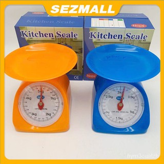 1kg 2kg 3kg 5kg Manual Kitchen Scale Large Capacity Plastic Analog Food Weighing Scale