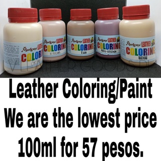 white bag▬✕Leather coloring paint for Shoes Bags Wallets Sofas