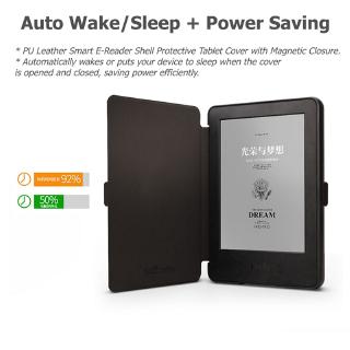 [FoxBridge] Cute Kindle Case Paperwhite 4/3/2/1 Smart Cover Amazon E-reader 2019 10th gen / 2016 8th gen Protective Shell (7)