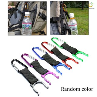 Camping Carabiner Water Bottle Buckle Hook Holder Clip For Camping Hiking Survival Traveling Tools