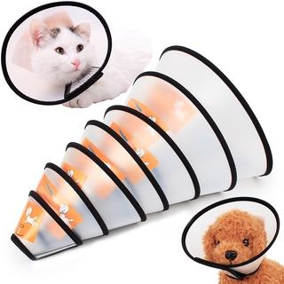 Transparent Pet Small Dog Cat Teddy Protective Collar Dog Neck Cone Recovery Collar for Anti-Bite Lick Wound Healing Protector