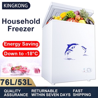 Kingkong Household Mini Freezer Frozen Food Small Freezer Energy Saving Freezer Commercial