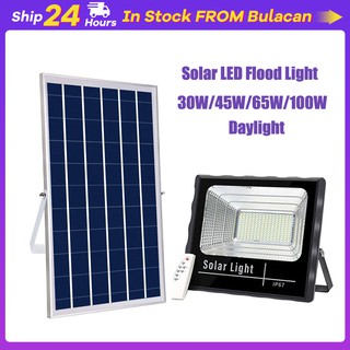 Brightex Solar LED Flood Light 30 - 100 Watts Daylight Waterproof With Remote