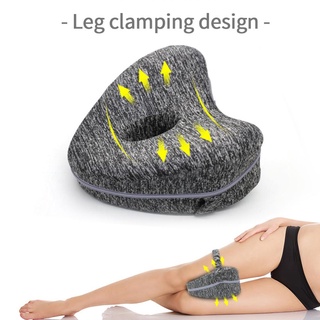 Maternity Pillows┅Memory Foam Leg Positioner Orthopedic Pillow Side Sleeper Knee Cushion Washable Co (4)