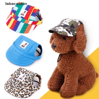 {lakecoutin} Dog Hat With Ear Holes Summer Canvas Baseball Cap For Small Pet Dog Products hye