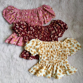 Smocked Top for 2-4y/o OOTD