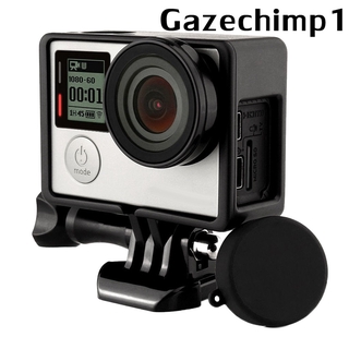 [GAZECHIMP1] Standard Border Frame Housing Case +UV Lens Cap for GoPro Hero 4 3 3+ Sports CamerA