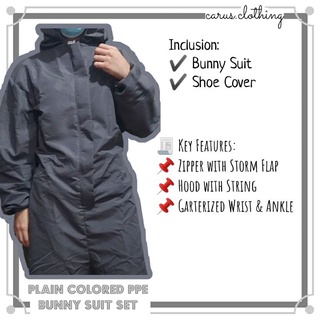 Suit Sets۩∋♛Microfiber PPE Bunny Suit Set (Plain)