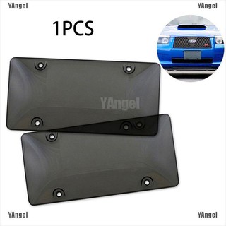 Readystock Smoked Clear License Plate Cover Frame Shield Tinted Bubbled Flat Car
