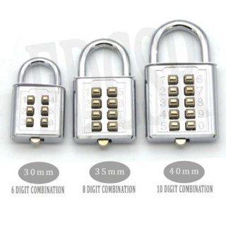 Pushh-Button Combination Padlock 6digit and 10digit