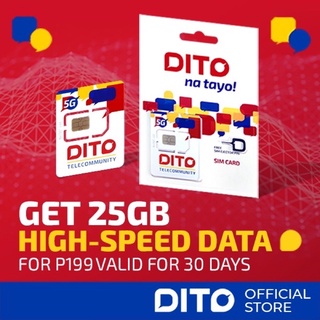 DITO simcard 5G with 199 load