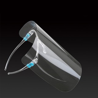[Glasses+Face Shield+box] Waterproof and Anti-fog Face Shield Protective Virus Face Shield (2)