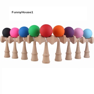 FHPH Bless 1 Pcs Kendama Japanese Traditional Game Skillful Wooden Toy Rubber Paint Ball Glory