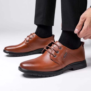 New High Quality British Style Leather Men Shoes Lace-Up Bullock Business Dress Men Oxfords Shoes Ma