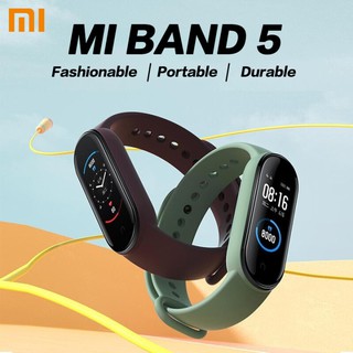 M5 Xiaomi Mi Band 5 Smart Bracelet 4 Color AMOLED Screen Miband 5 Smartband Fitness Tracker Bluetooth Sport Waterproof Smart Band