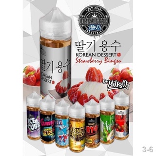 food☾♘Milk Os Korean Dessert Strawberry Bingsu BY Dreadtac 100ml 3mg Legit Vape Juice