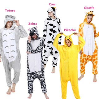 Totoro Pikachu Adult Kids Pyjamas Kigurumi Animal Cosplay Costume Onesie Pajamas Sleepwear Jumpsuit