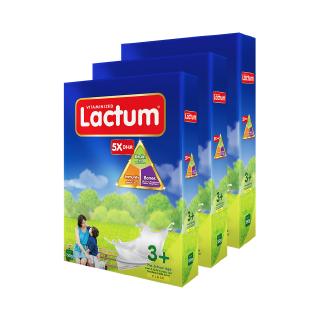 [E-commerce Exclusive] Lactum 3+ Plain 450g (150g x 3) Milk Drink for Children Over 3 - 5 Years Old