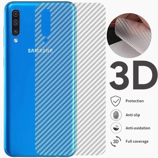 Samsung Galaxy A52 A72 A32 5G A02 A02S A12 A42 5G S21 Ultra Plus S20 FE M51 A21s A31 A51 A71 A50 A30s A50s Carbon Fiber Film A20 A30 Protector Protective Back Sticker (1)
