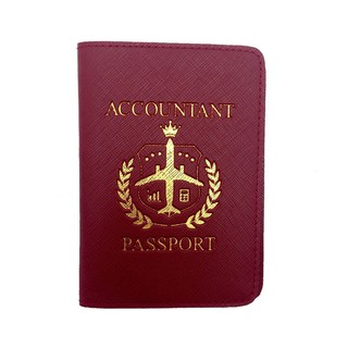 Tickles Accountant Passport Holder (Maroon)