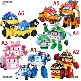 ☑✔△【RT81】Robocar Poli Robot Transform Car Baby Kids Car Toys Gift