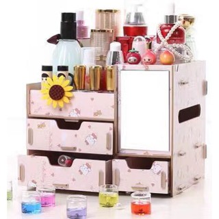 BUY1 TAKE1 Wooden Cosmetic Make Up Jewelry Box