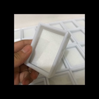 [JPYU3] 1PC white transparent acrylic NECKLACE JEWELRY GIFT BOX