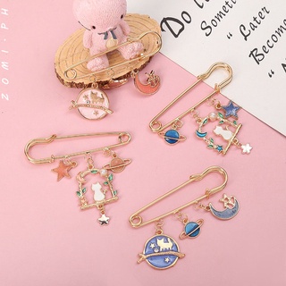 [ZOMI] Korean Style Fashion Cat Swing Pin Brooch For Girl