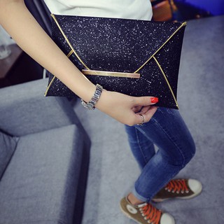 【Trendy】Sparkling Sequins Clutch Bag Purse Evening Handbag (7)