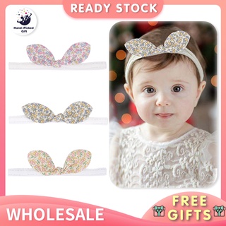✿Ready Stock✿ Baby Girls Hair Bow Headband Cute Flower Kids Elastic Hairband Hair Accessories