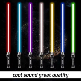 2 pieces of flashing lightsaber laser double sword toy free battery with sound birthday gift (1)