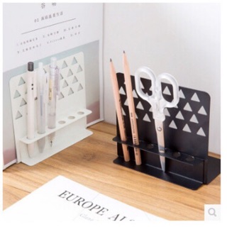 Japanese Style Book Stand Book Ends With Pen Holder 365 (1)