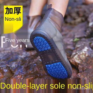 【Anti-Slip Wear-Resistant-】Waterproof Shoe Cover Waterproof Non-Slip Adult Rainy Day Thickening and