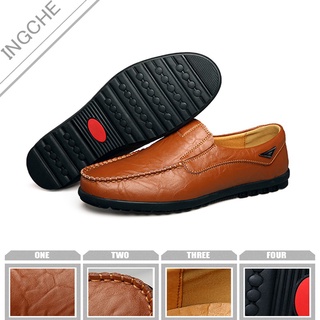 Slip-on Breathable Casual Shoes Canvas shoes Men's Shoes Sneakers Fashion Black Thin Breathable Canvas Shoes Office Formal Leather Shoes For Men's Casual Genuine Leather Driving Shoes Slip On Men LoafersOff