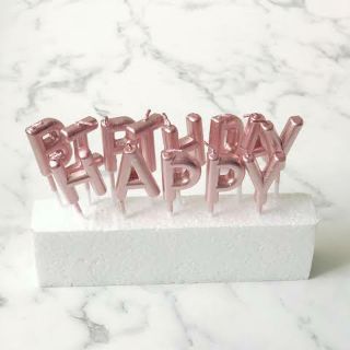 Happy Birthday Letter Candle (4)